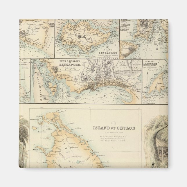 British Possessions in the Indian Seas Magnet (Front)