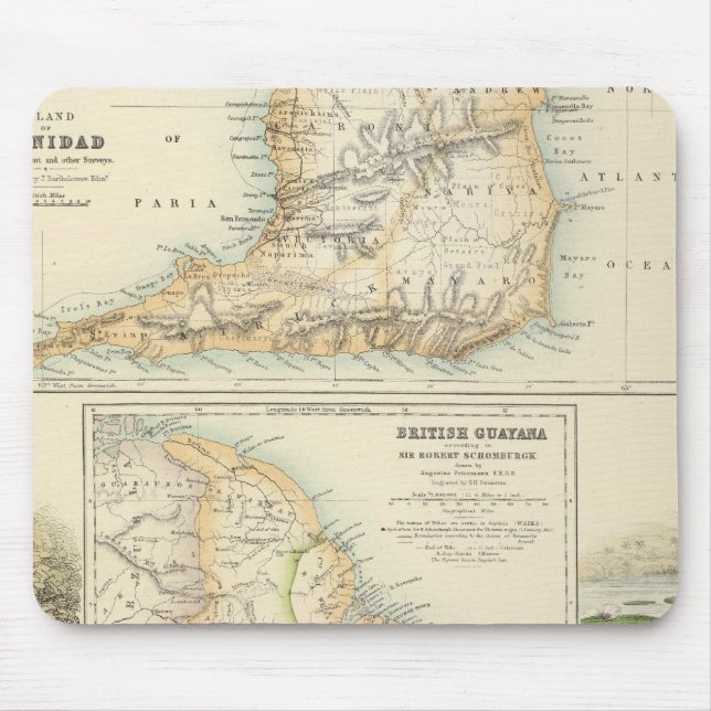 British Possessions on the North East Coast Mouse Mat (Front)