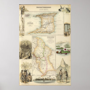 British Possessions on the North East Coast Poster