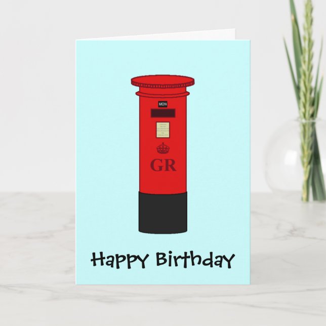 British Post Box Card (Front)