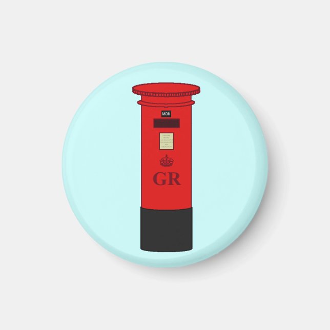 British Post Box Magnet (Front)
