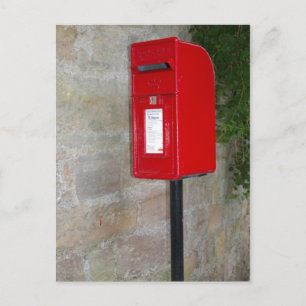 British postbox postcard