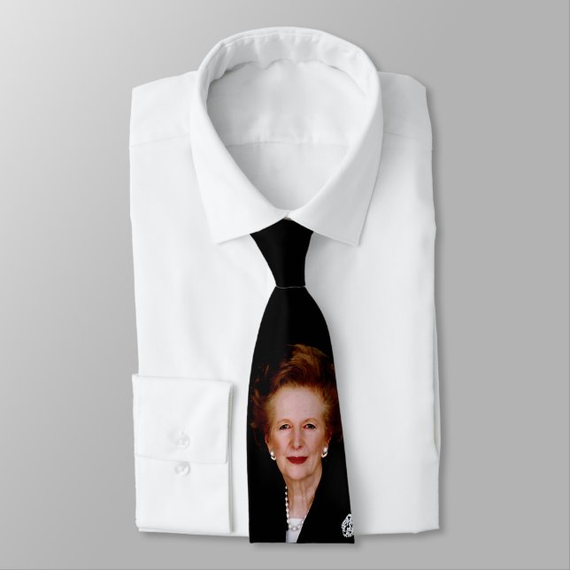 British Prime Minister Margaret Thatcher Tie (Tied)