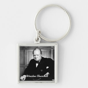 British Prime Minister Sir Winston Churchill Key Ring