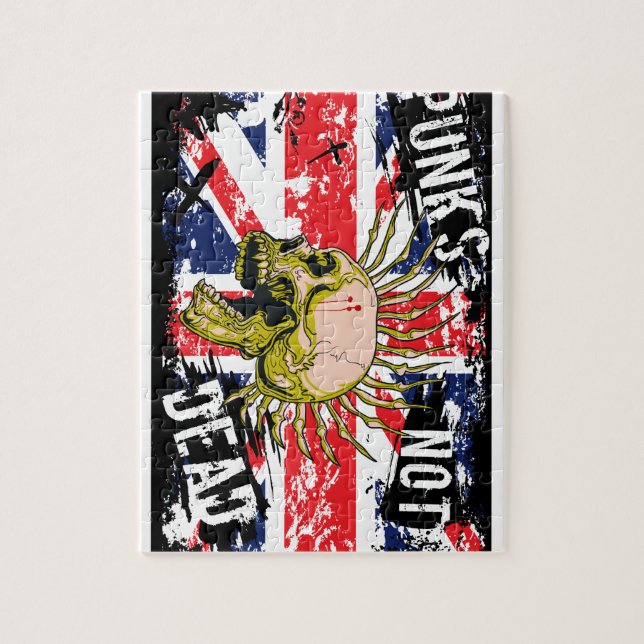 British Punk Not Dead Jigsaw Puzzle (Vertical)