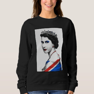 British Queen Monarchy Platinum Jubilee 70th Anniv Sweatshirt