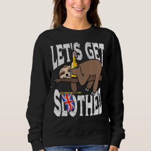 British Queen Platinum Jubilee 2022 Let's Get Slot Sweatshirt