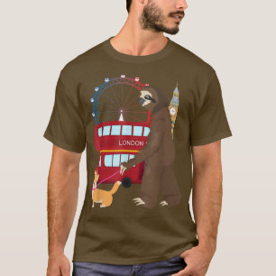 British Queens Platinum Jubilee 2022 Corgi Dog Slo T-Shirt