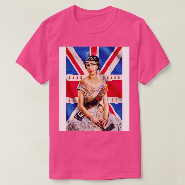 British Queens Platinum Jubilee - Honoring The Eli T-Shirt (Design Front)