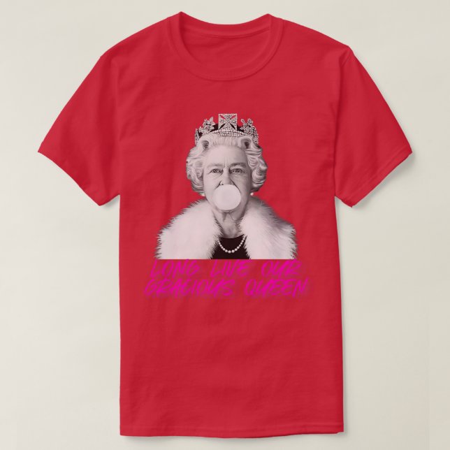 British Queens Platinum Jubilee - Honouring The El T-Shirt (Design Front)