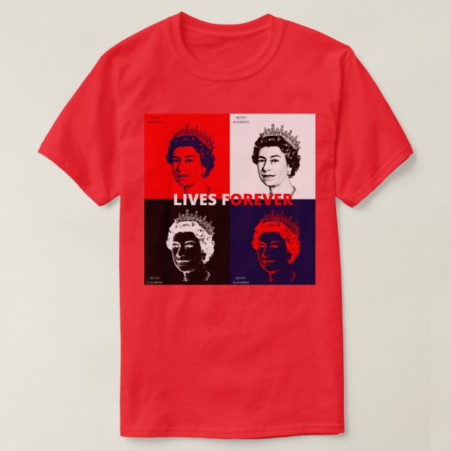 British Queens Platinum Jubilee - Honouring The El T-Shirt (Design Front)