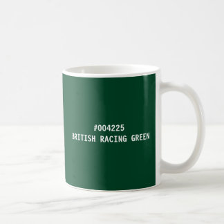 British Racing Green Colour hex Code Mug