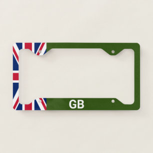 British Racing Green Licence Plate Frame