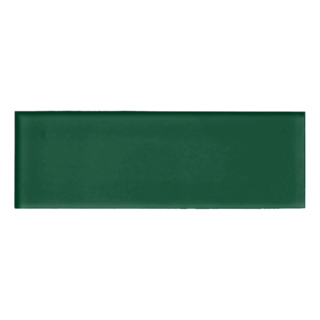 British Racing Green Name Tag (Front)