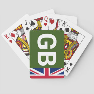 British Racing Green Playing Cards
