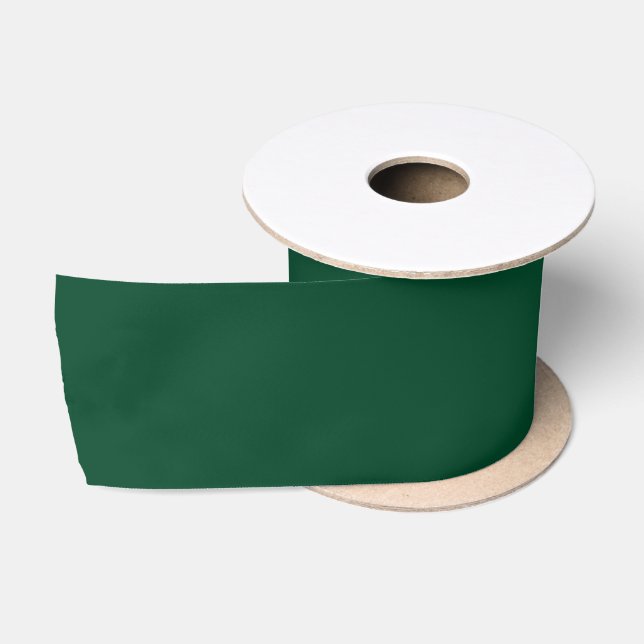 British Racing Green Satin Ribbon (Spool)