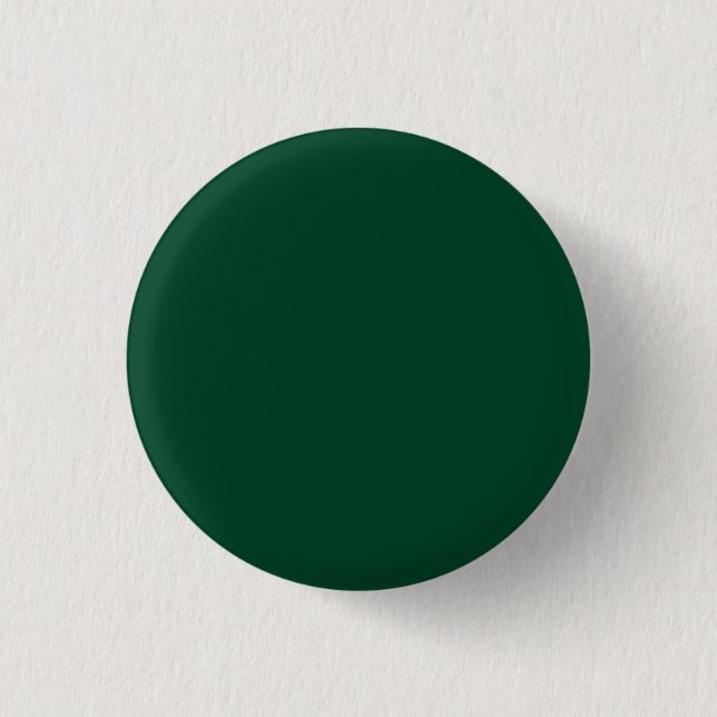 British racing green  (solid colour)  3 cm round badge (Front)