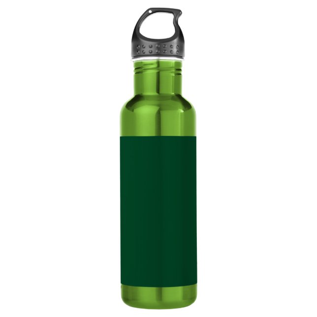 British racing green  (solid colour)  710 ml water bottle (Front)