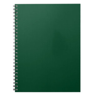 British racing green (solid colour) notebook