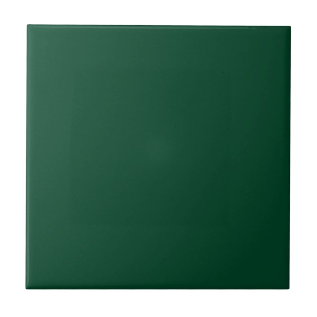 British Racing Green Solid Colour Tile (Front)