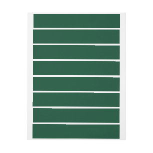 British racing green (solid colour) wrap around label