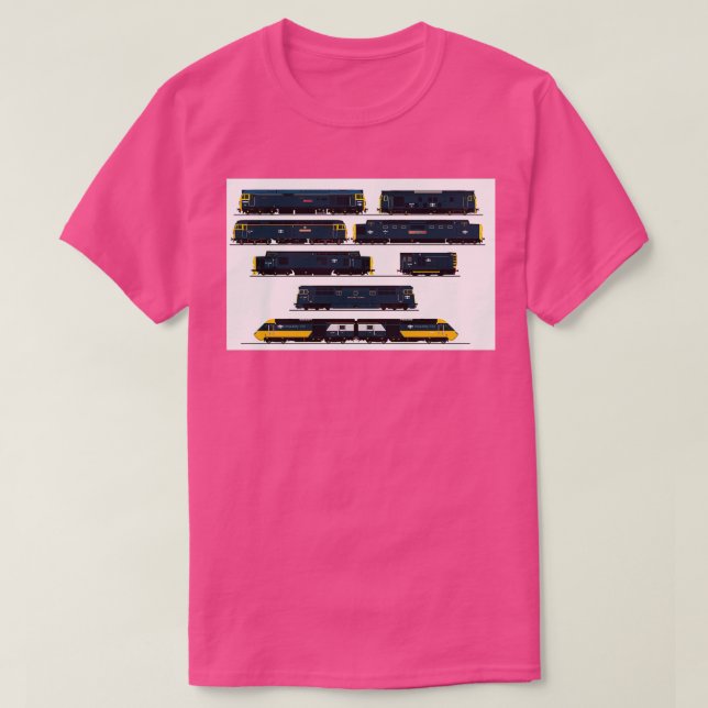 BRITISH RAIL LOCOMOTIVES 1 T-Shirt (Design Front)