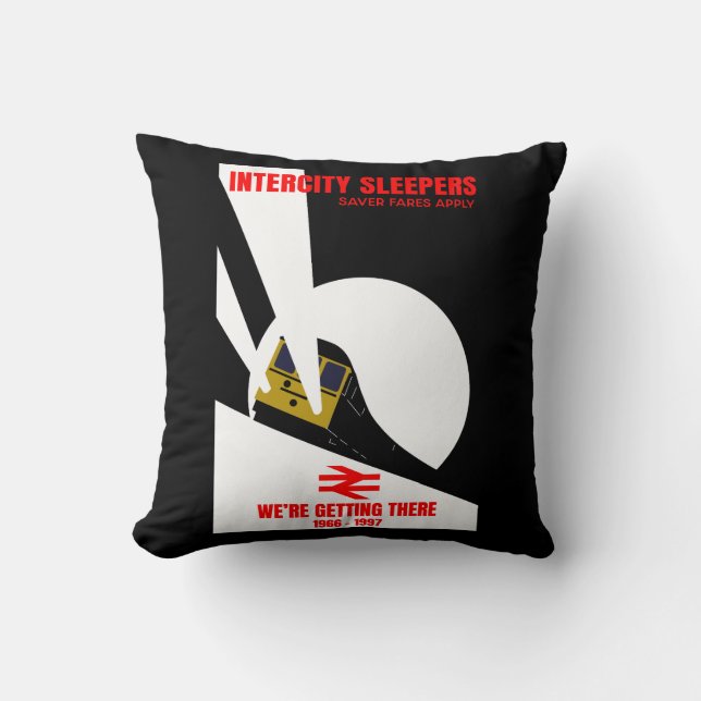 British Rail Train Enthusiast Cushion (Front)