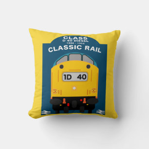 British Rail Train Enthusiast Cushion