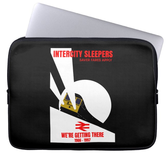 British Rail Train Enthusiast Laptop Sleeve (Front)