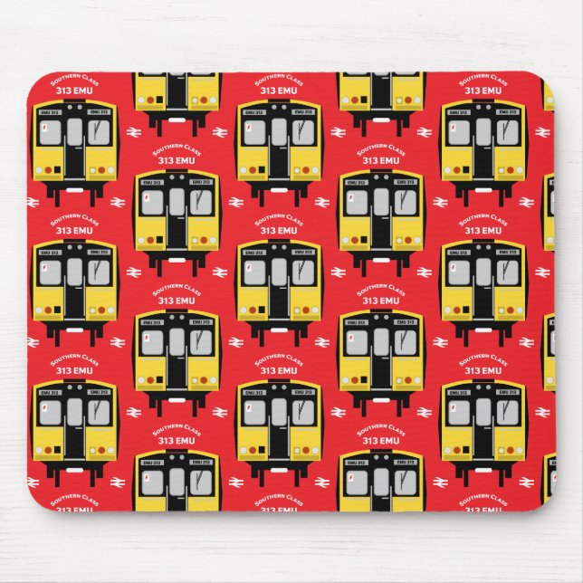British Rail Train Enthusiast Mouse Mat (Front)