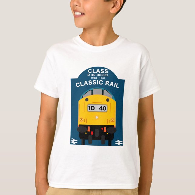 British Rail Train Enthusiast T-Shirt (Front)