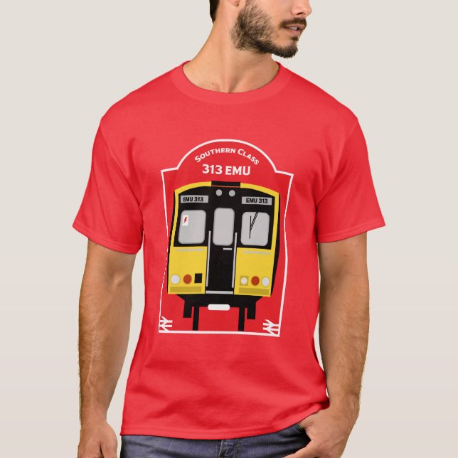 British Rail Train Enthusiast T-Shirt (Front)