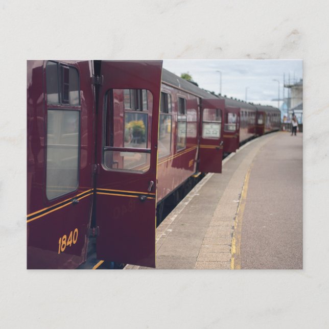 British Rail Trains Doors Postcard (Front)