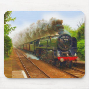 British Railway Steam Train Art IV Mouse Mat