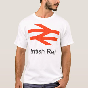 British Railways 1970s Trains Hiking Duck T-Shirt