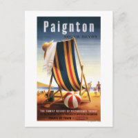 British Railways Beach Chair and Ball Poster