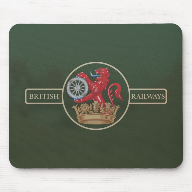 British Railways "Ferret and Dartboard" Crest Mouse Mat (Front)