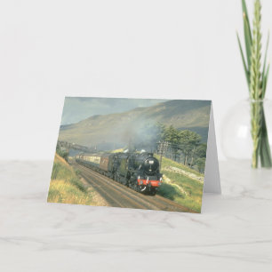 British Railway's last steam-hauled train towards Card