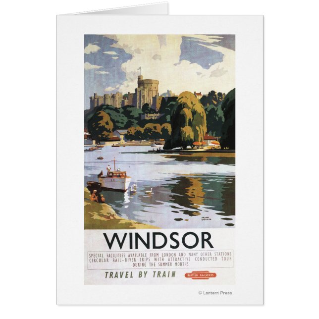 British Railways Windsor Castle Thames Poster (Front)