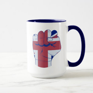 British Raised Fist Mug