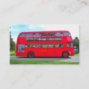 BRITISH RED BUS BUSINESS CARD