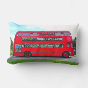 BRITISH RED BUS LUMBAR CUSHION