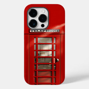 British Red Telephone Booth Case-Mate iPhone 14 Pro Case