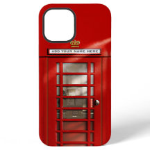 British Red Telephone Booth Personalised