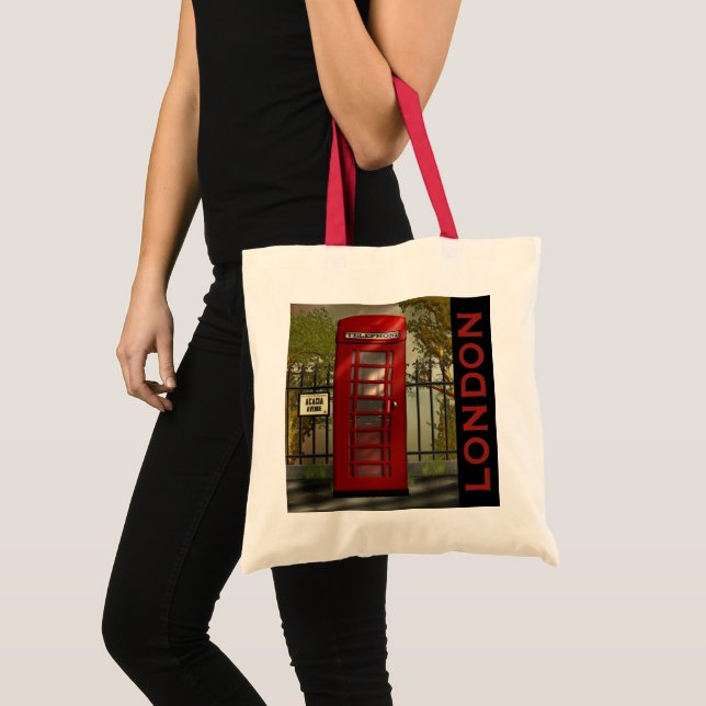 British Red Telephone Box London Tote (Front (Product))