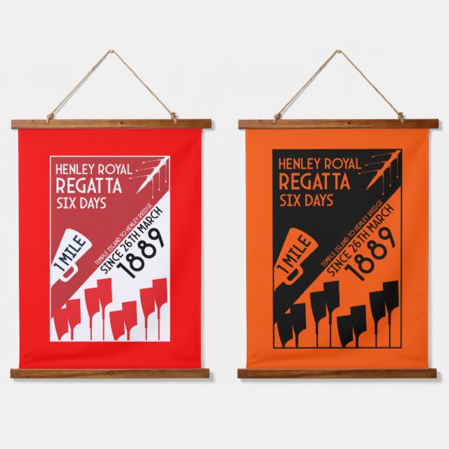 British River Thames Regatta Hanging Tapestry (Double)