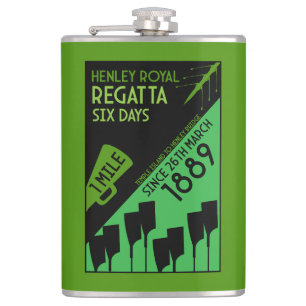 British River Thames Regatta Hip Flask