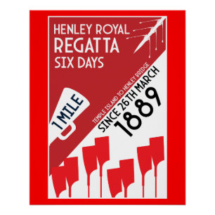 British River Thames Regatta Poster