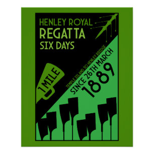 British River Thames Regatta Poster