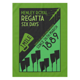 British River Thames Regatta Tablecloth